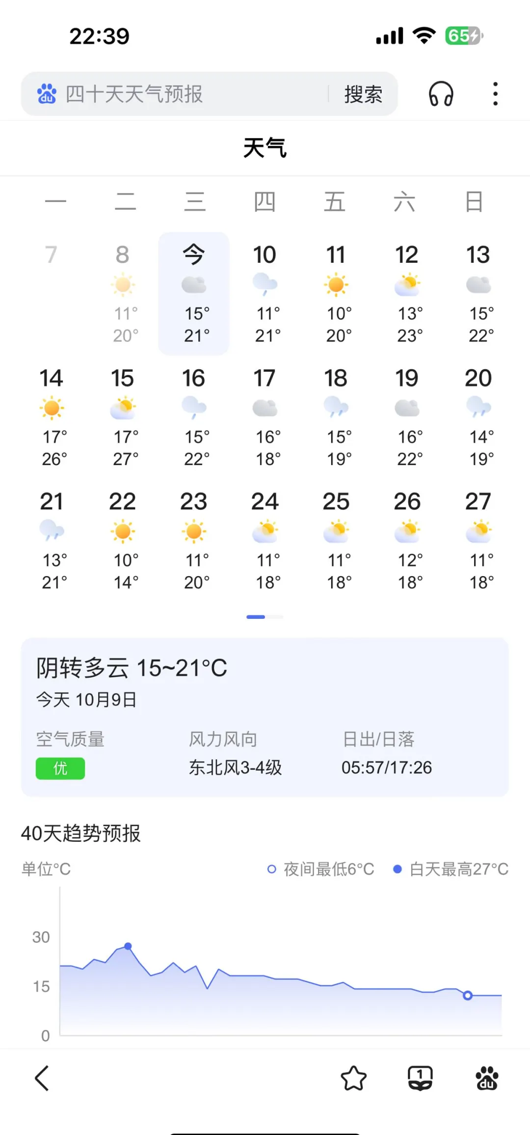 莱阳天气预报15天查询预报