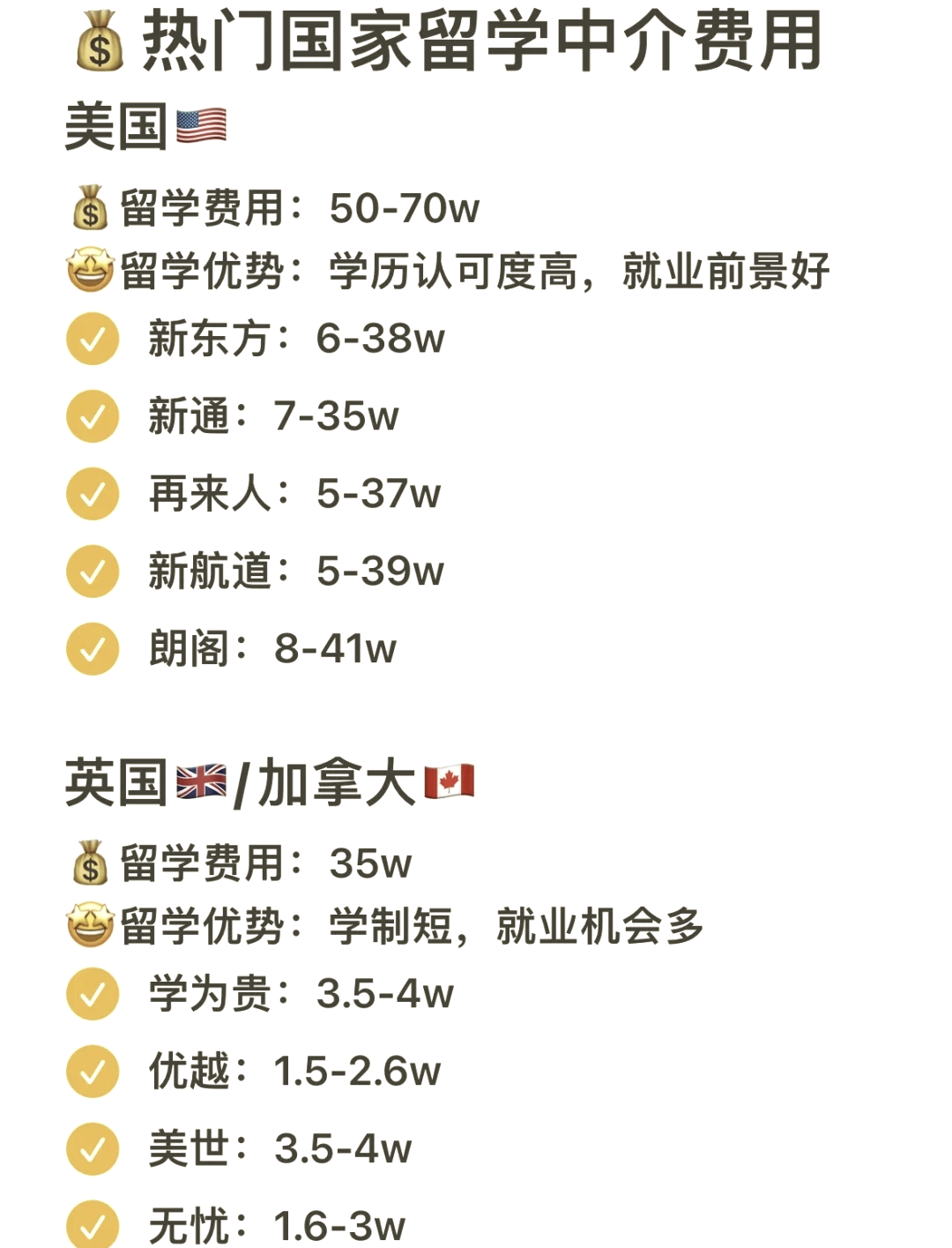 英国留学中介怎么收费留学须知