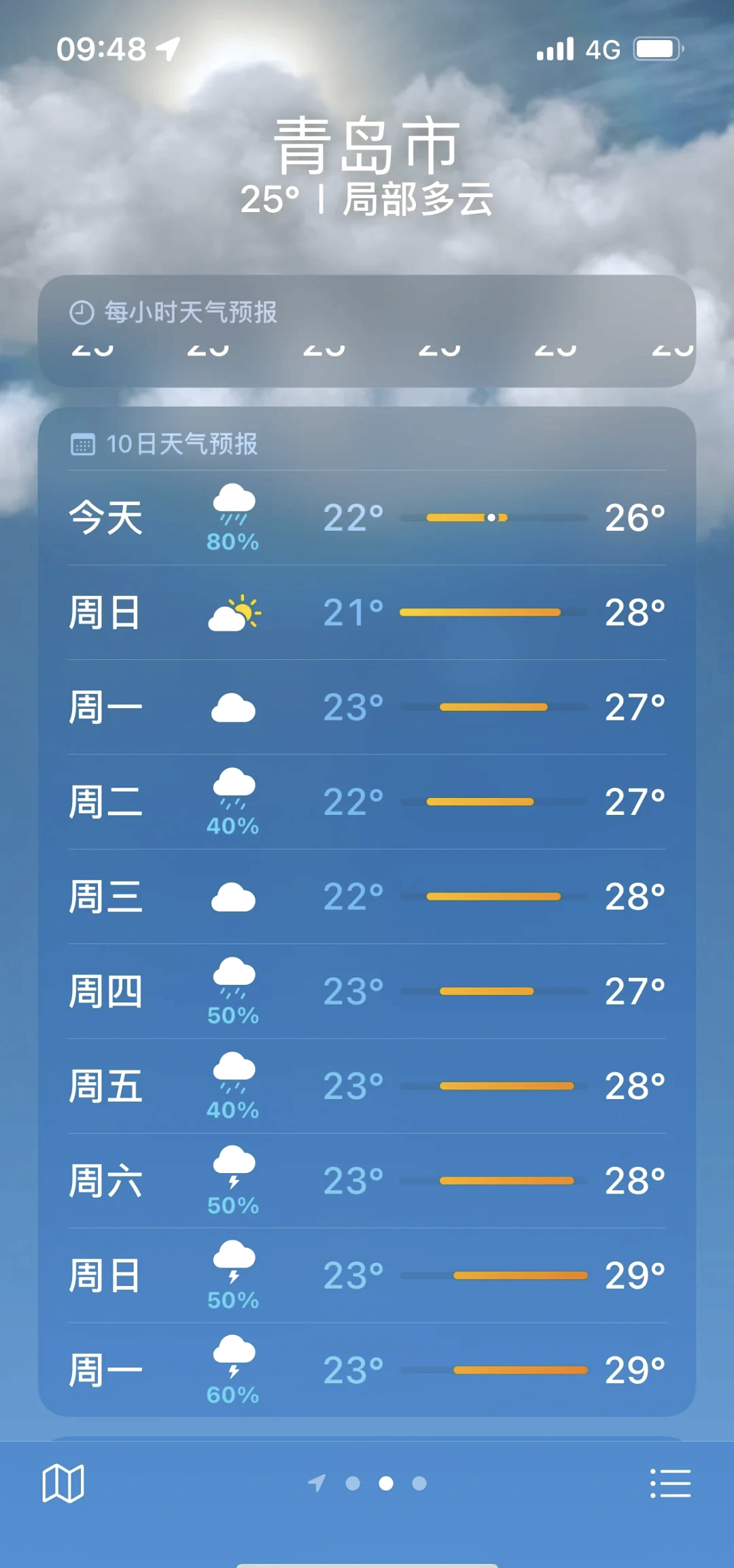彩云天气跟墨迹哪个准马上知