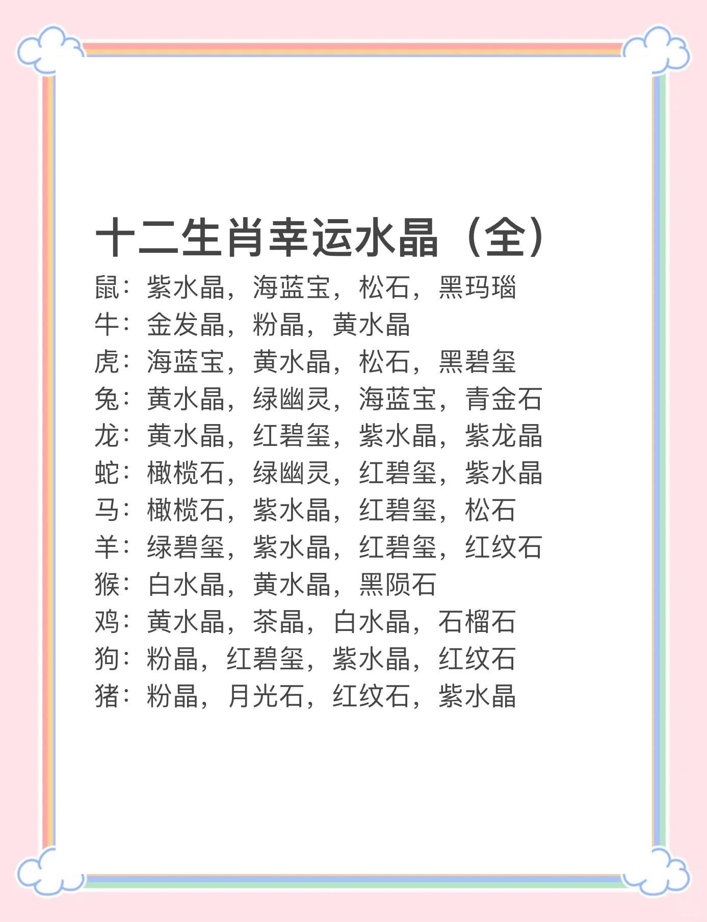 十二生肖佩戴什么珠宝(十二生肖佩戴什么吉祥物最好) 第2张