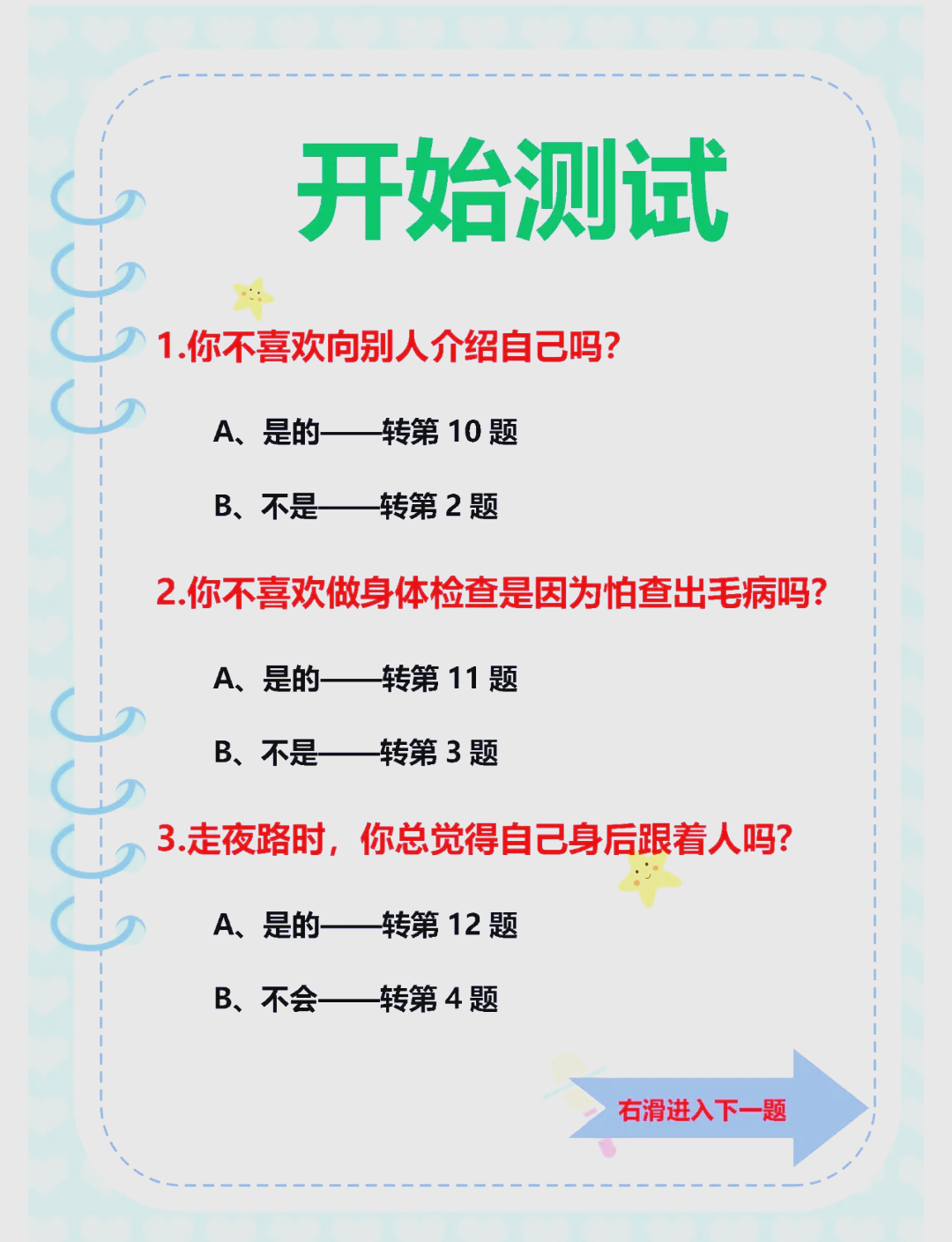 精神状况自测(精神状况检查模板)