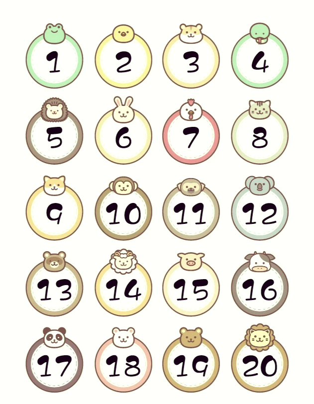 儿童代表的数字
