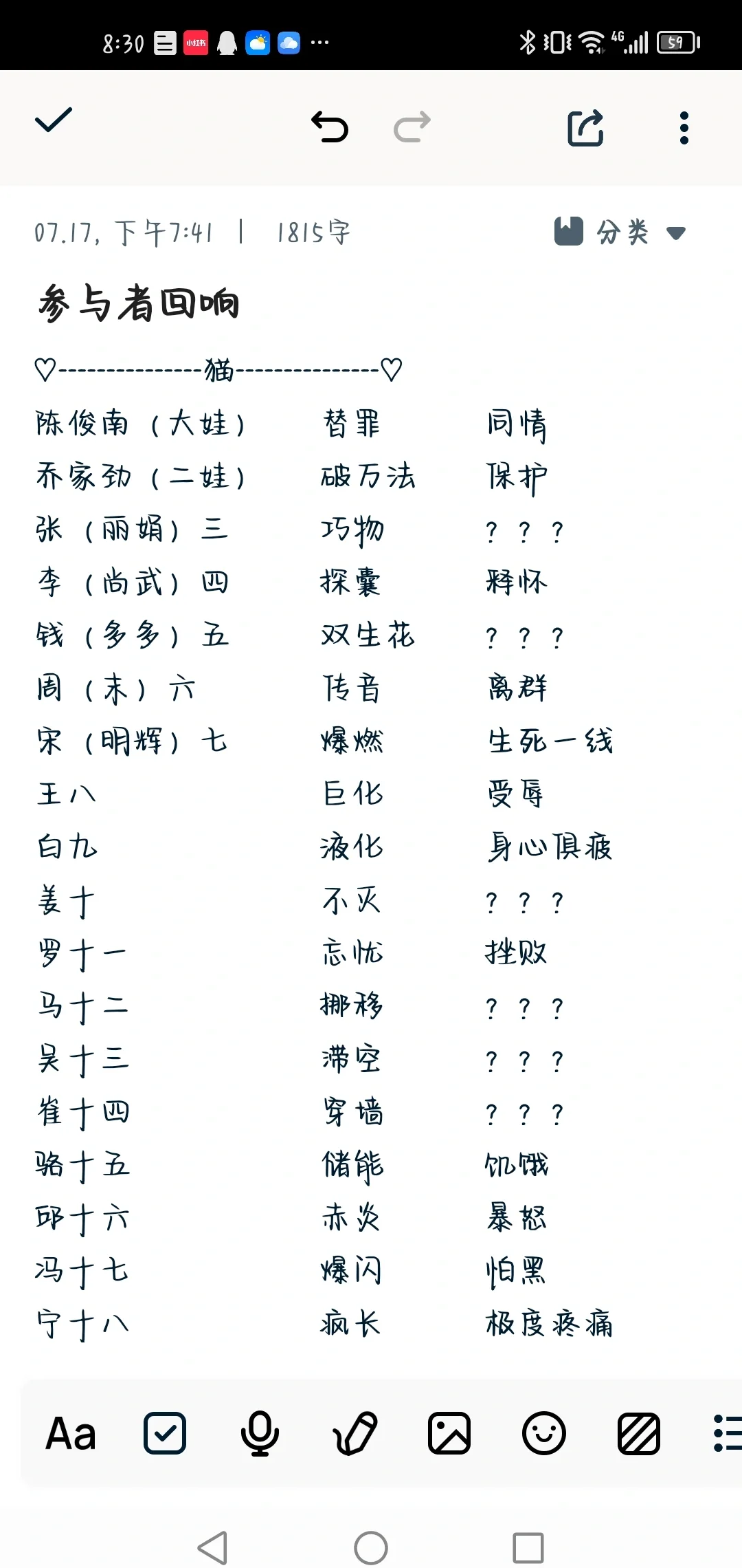 全部角色介绍大全