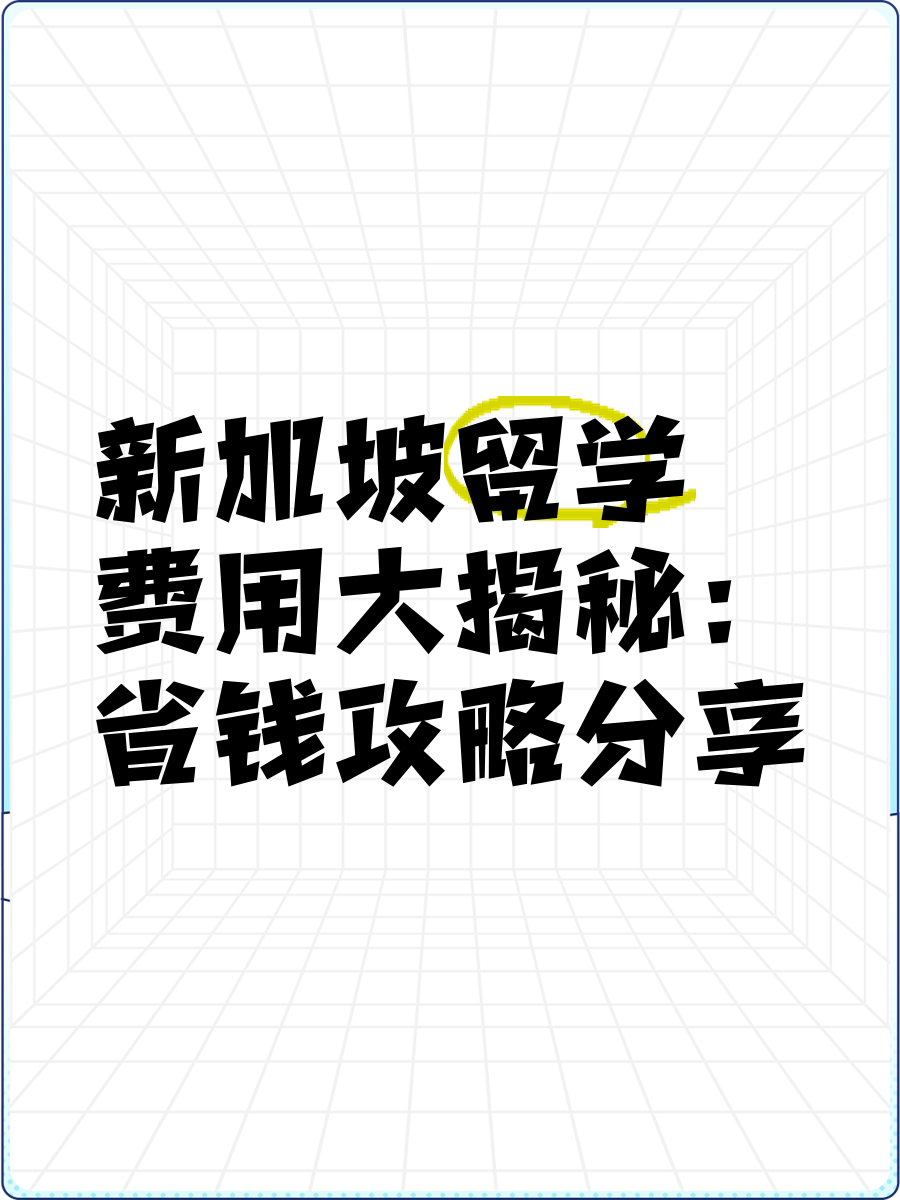 新加坡留学中介费是多少(新加坡留学中介费一般多少)