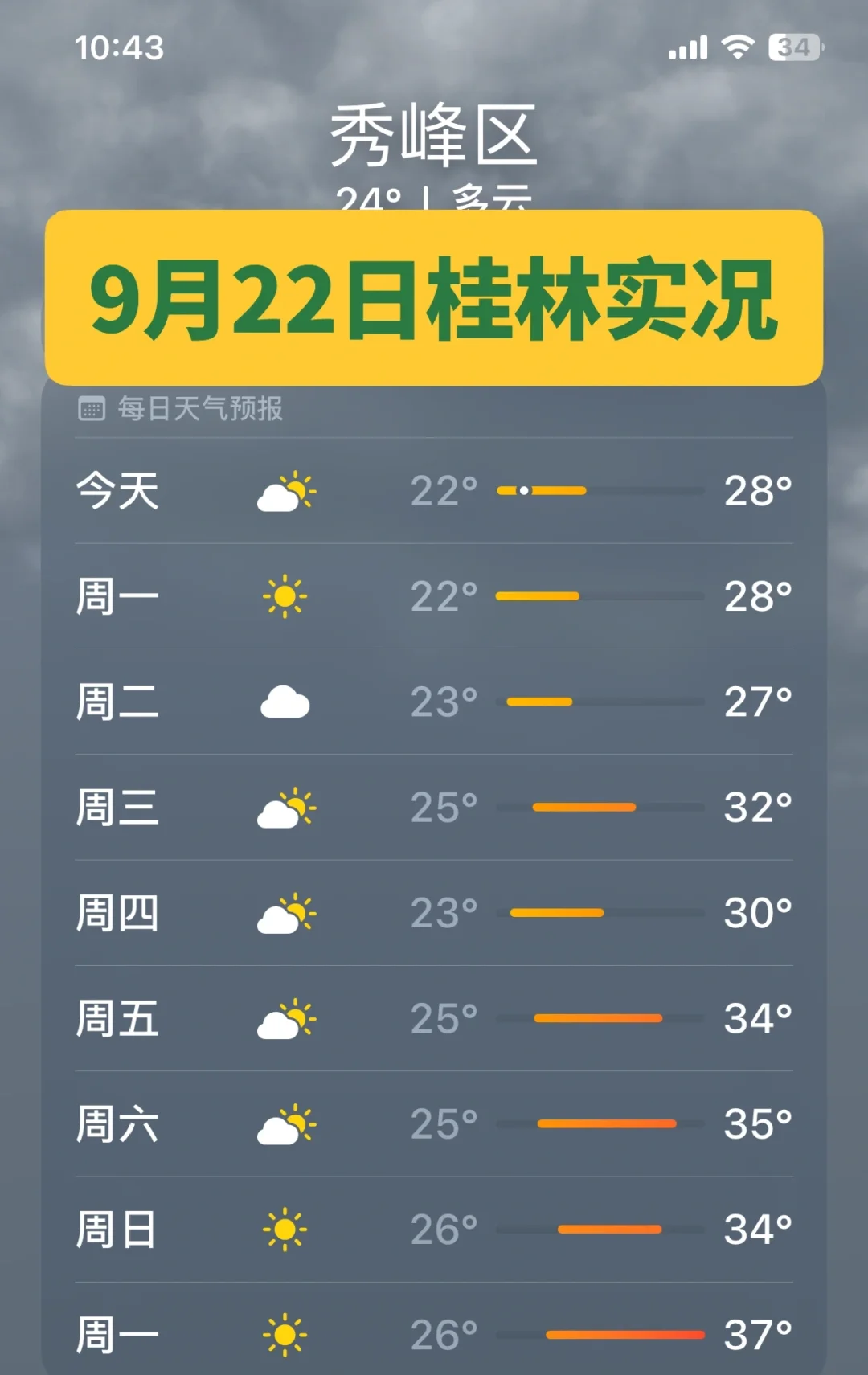 天气预报一个月
