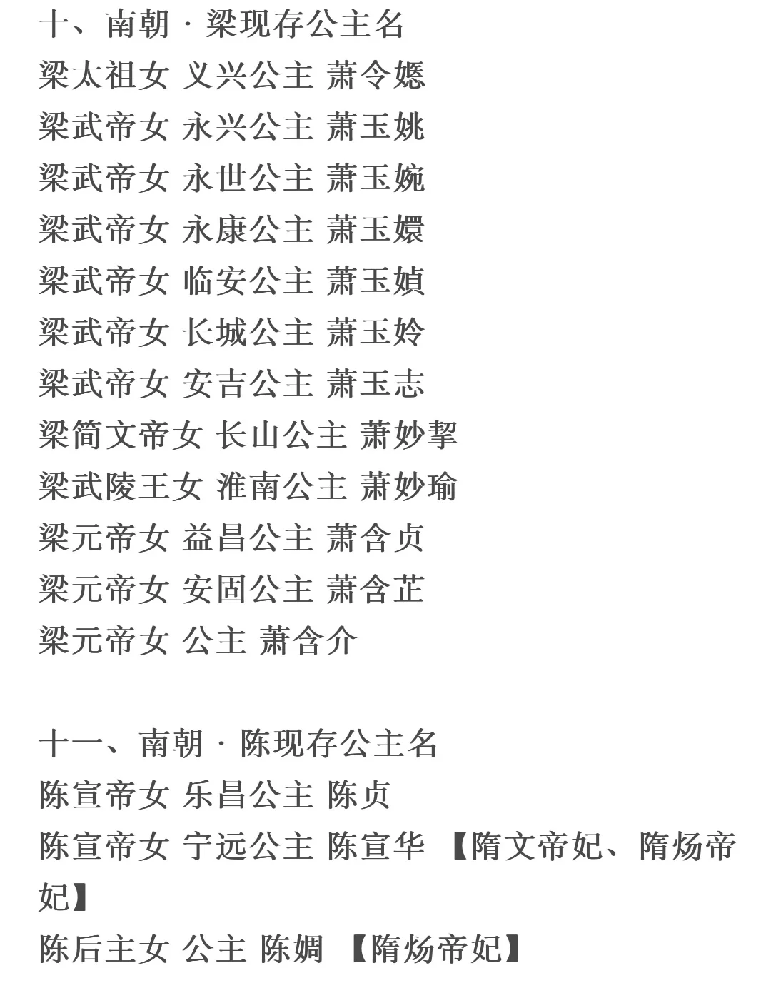 古代封号表