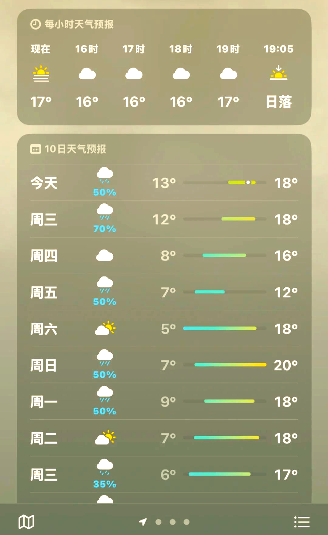 乌兰察布天气预报天气大全