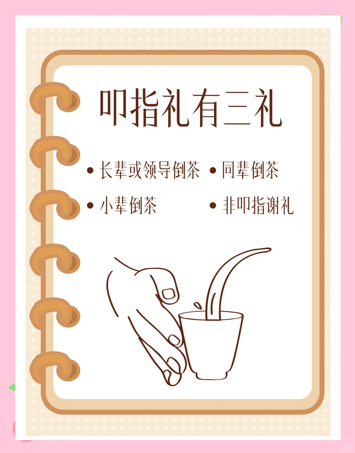 会议倒茶礼仪手势图片