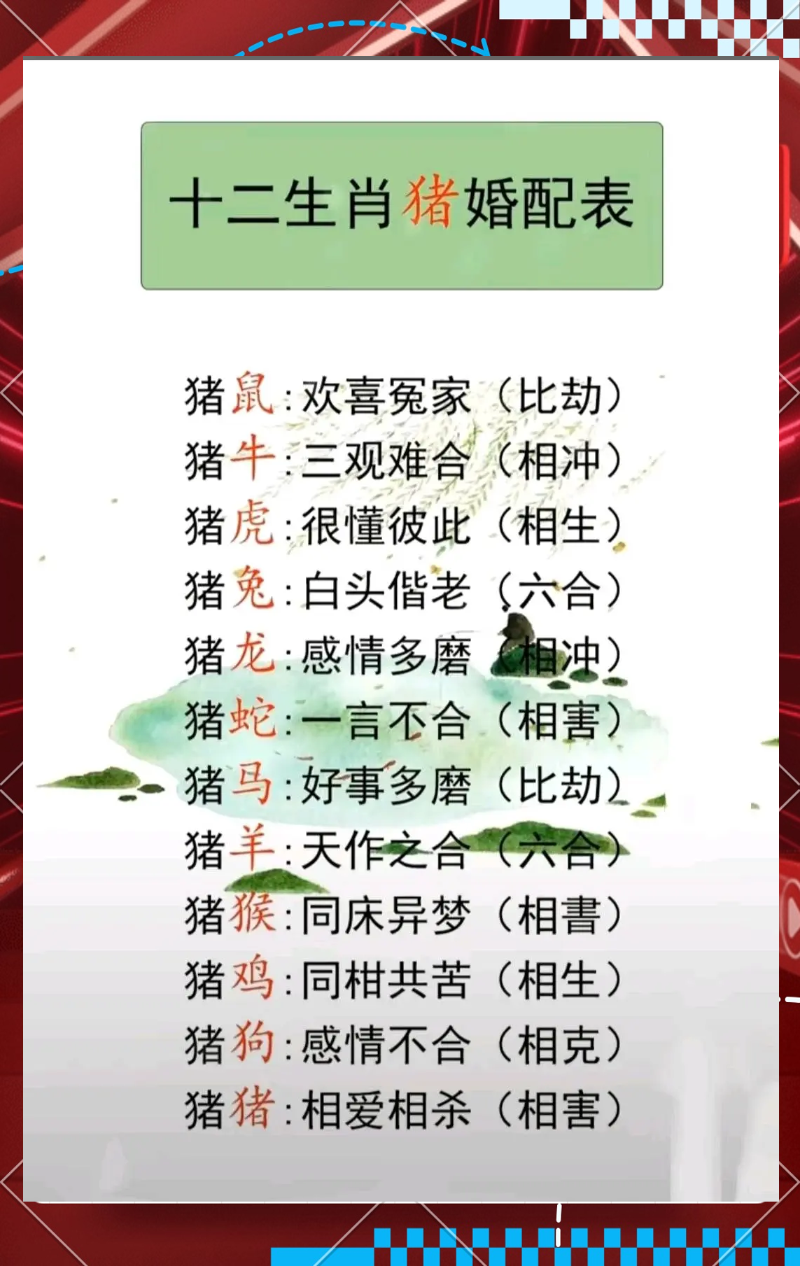 猪生肖的运势与命格详解(猪生肖的运势与命格详解图)