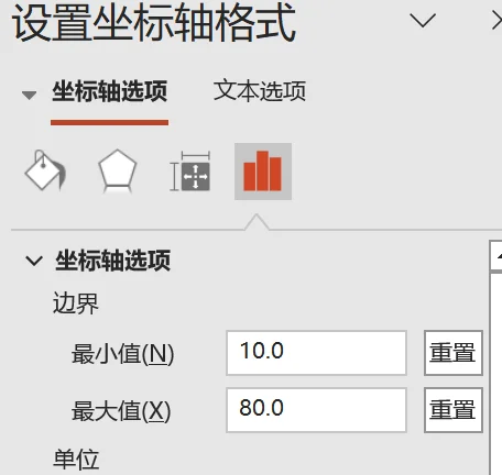 ppt次坐标轴设置