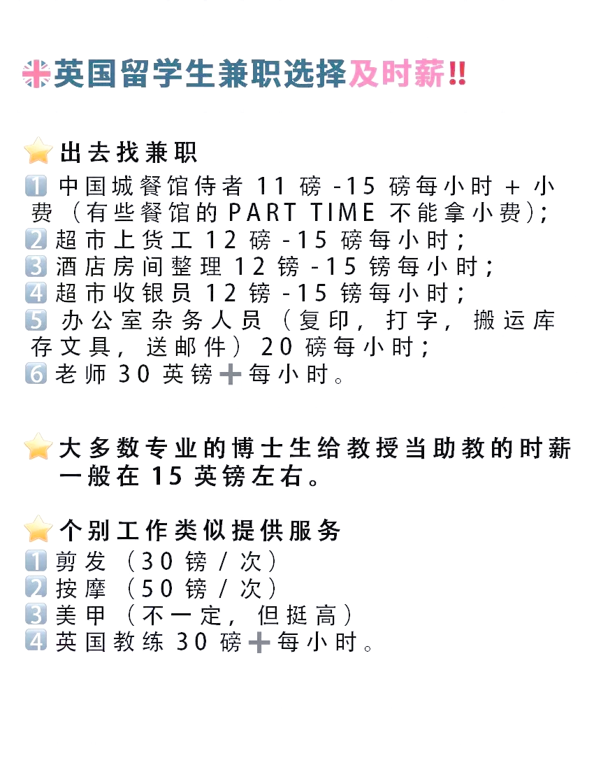 英国找中文兼职怎么找
