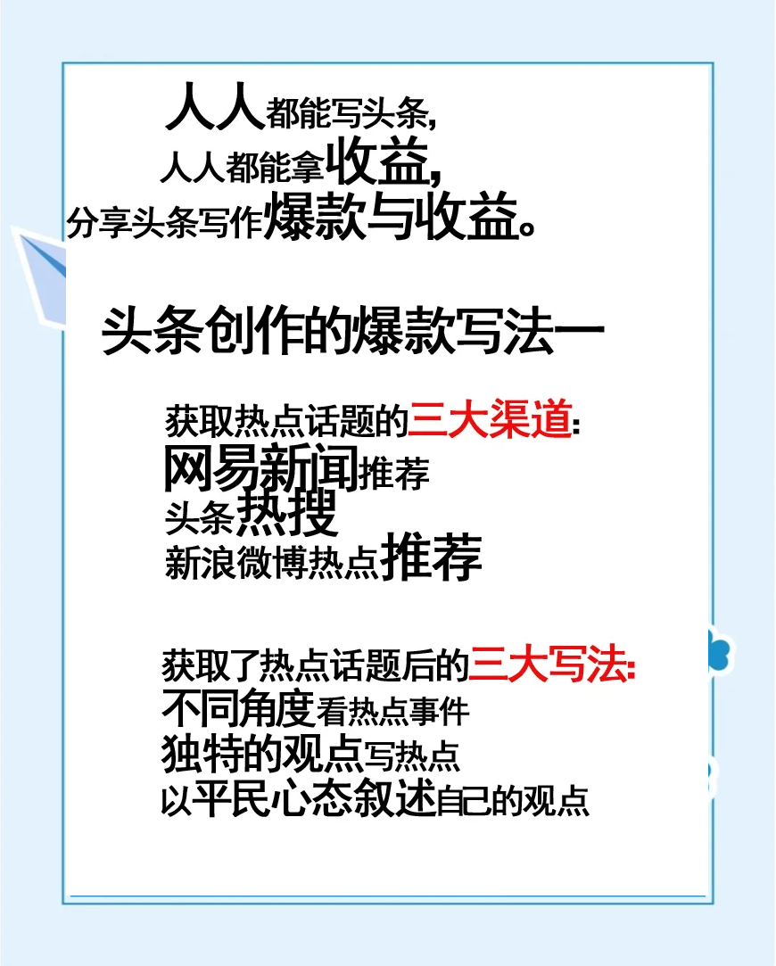 头条怎么发文章(头条怎么发文章有收益)