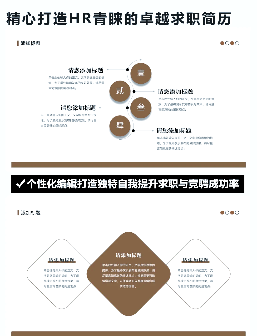 如何做求职简历课件ppt的简单介绍