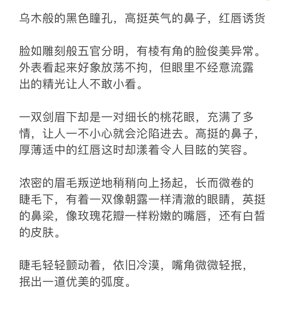 清冷禁欲型帅哥外貌描写(清冷禁欲型帅哥外貌描写现代)