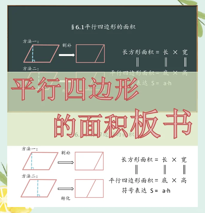 小学平行四边形面积推导视频（人教版）的简单介绍