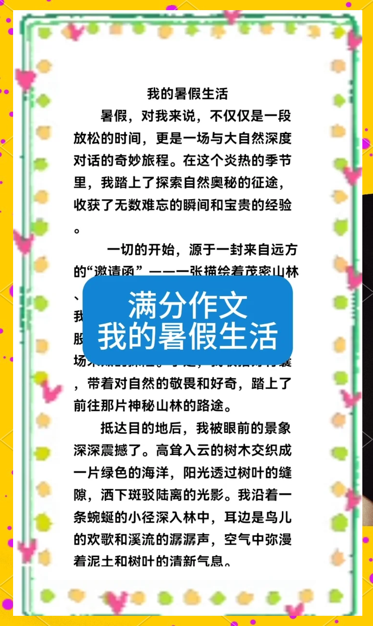 《我的暑假生活》
