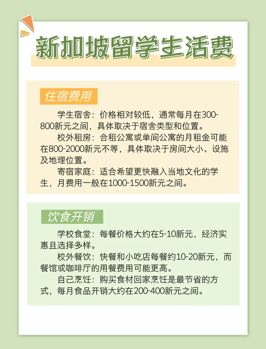 新加坡公费留学补贴多少(去新加坡留学需要什么条件)