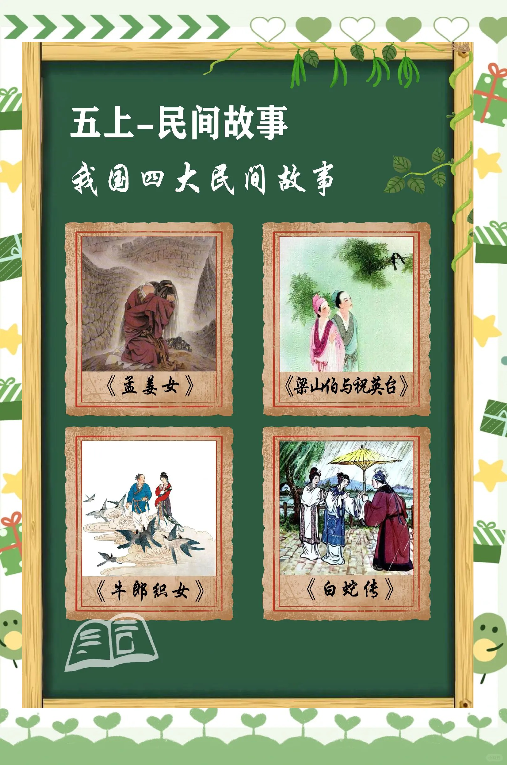 五年级语文民间故事阅读手册(五年级上册语文词语手册电子版)