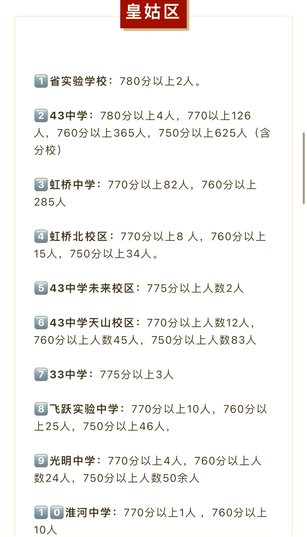 统计各分数段的人数