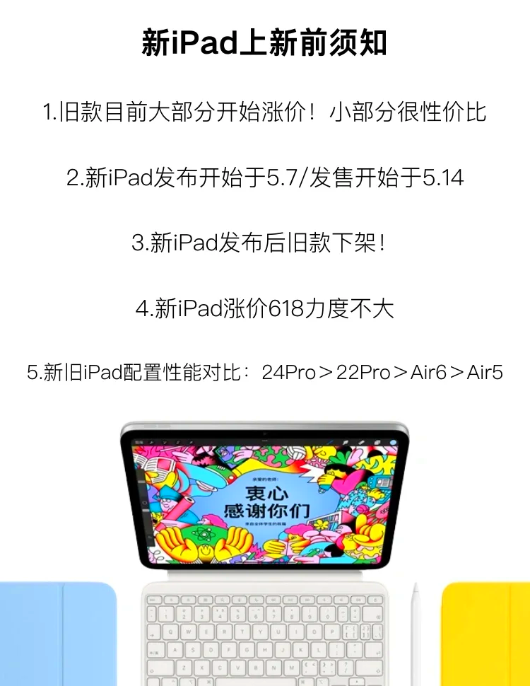 ipad什么时候降价(ipad什么时候出新款2024)