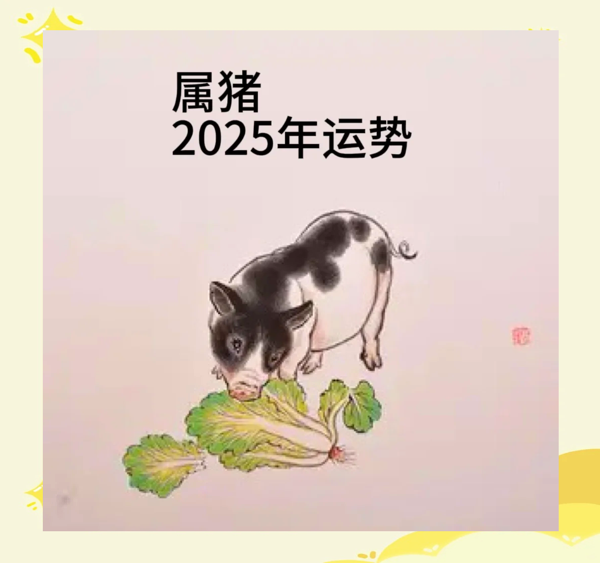 2025年运势大全生肖猪(2025年属猪的人多少岁)