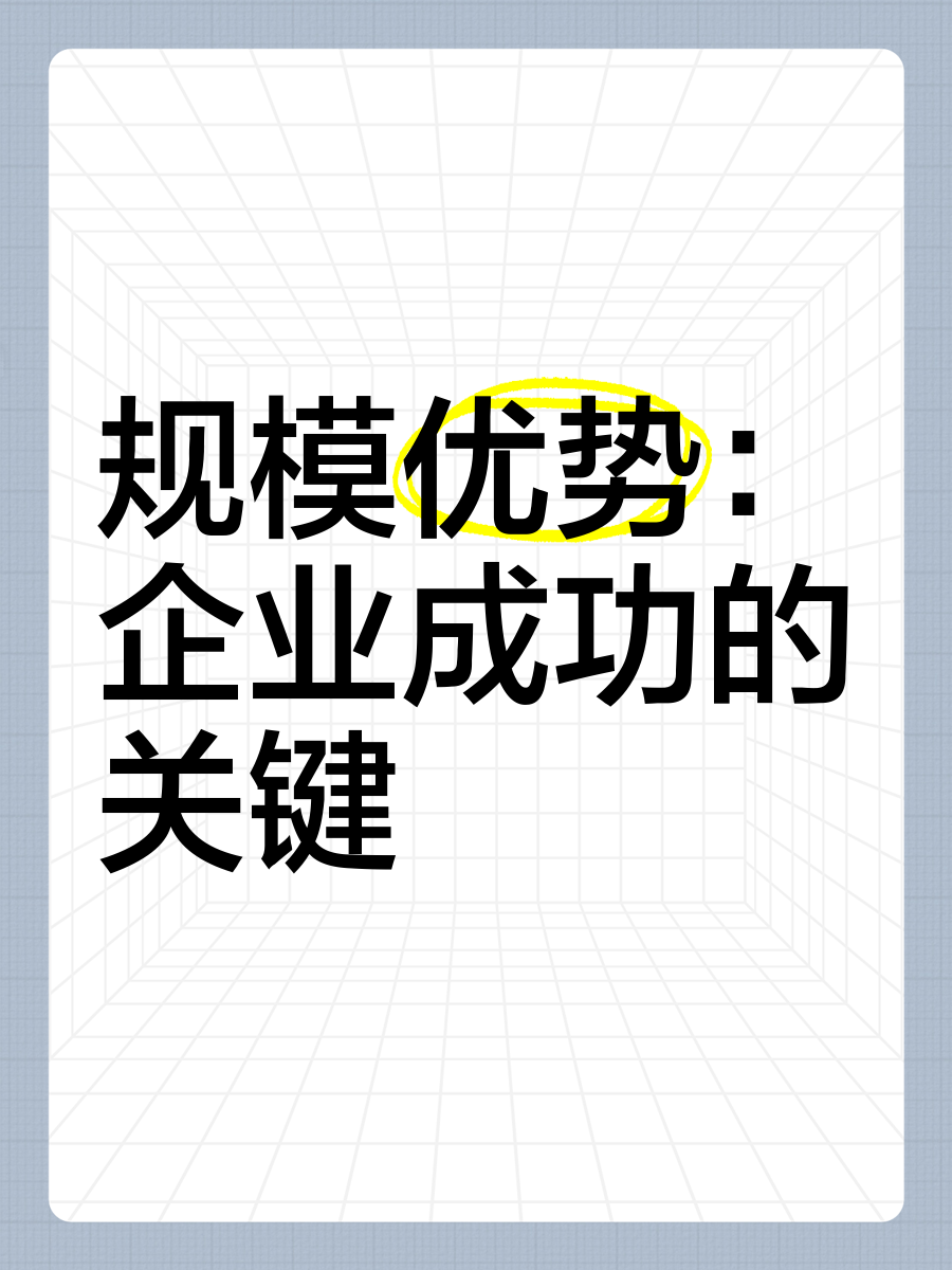 企业规模怎么形容