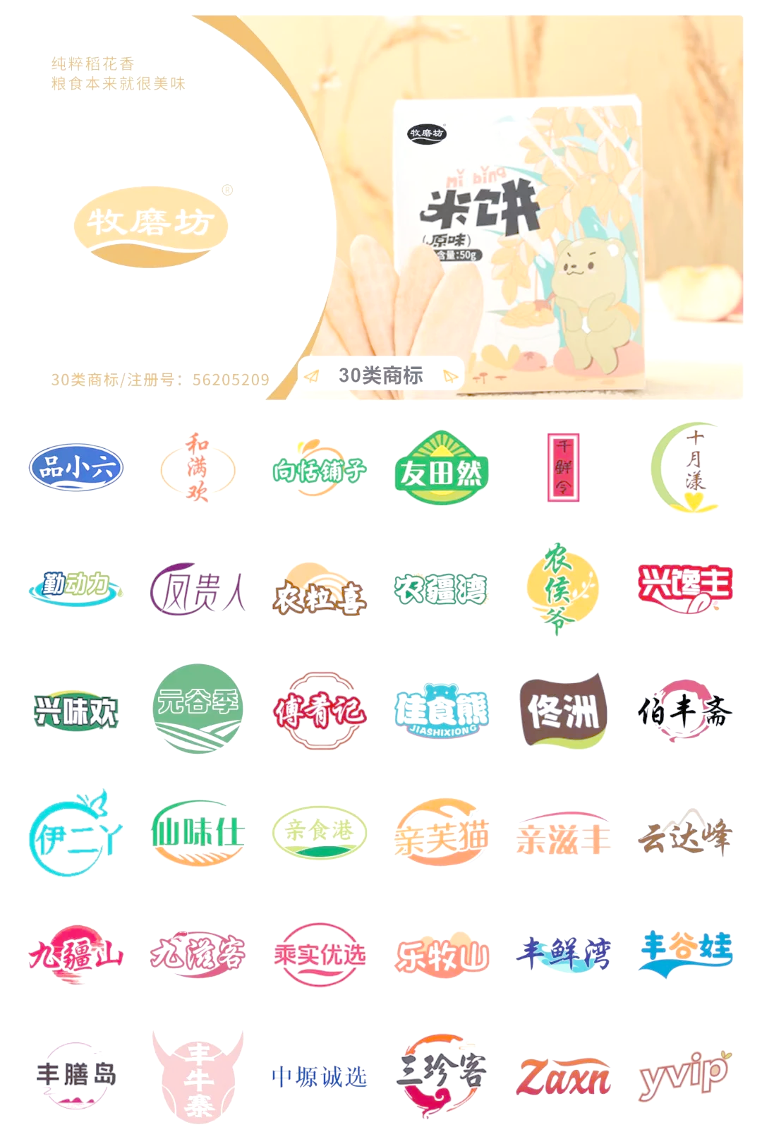 三十类商标明细最新