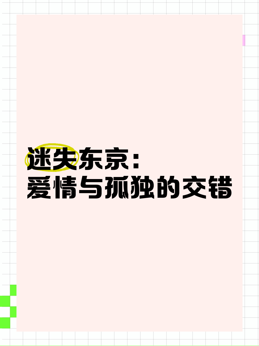 迷失东京的介绍和迷失东京 纪录片剧情分析