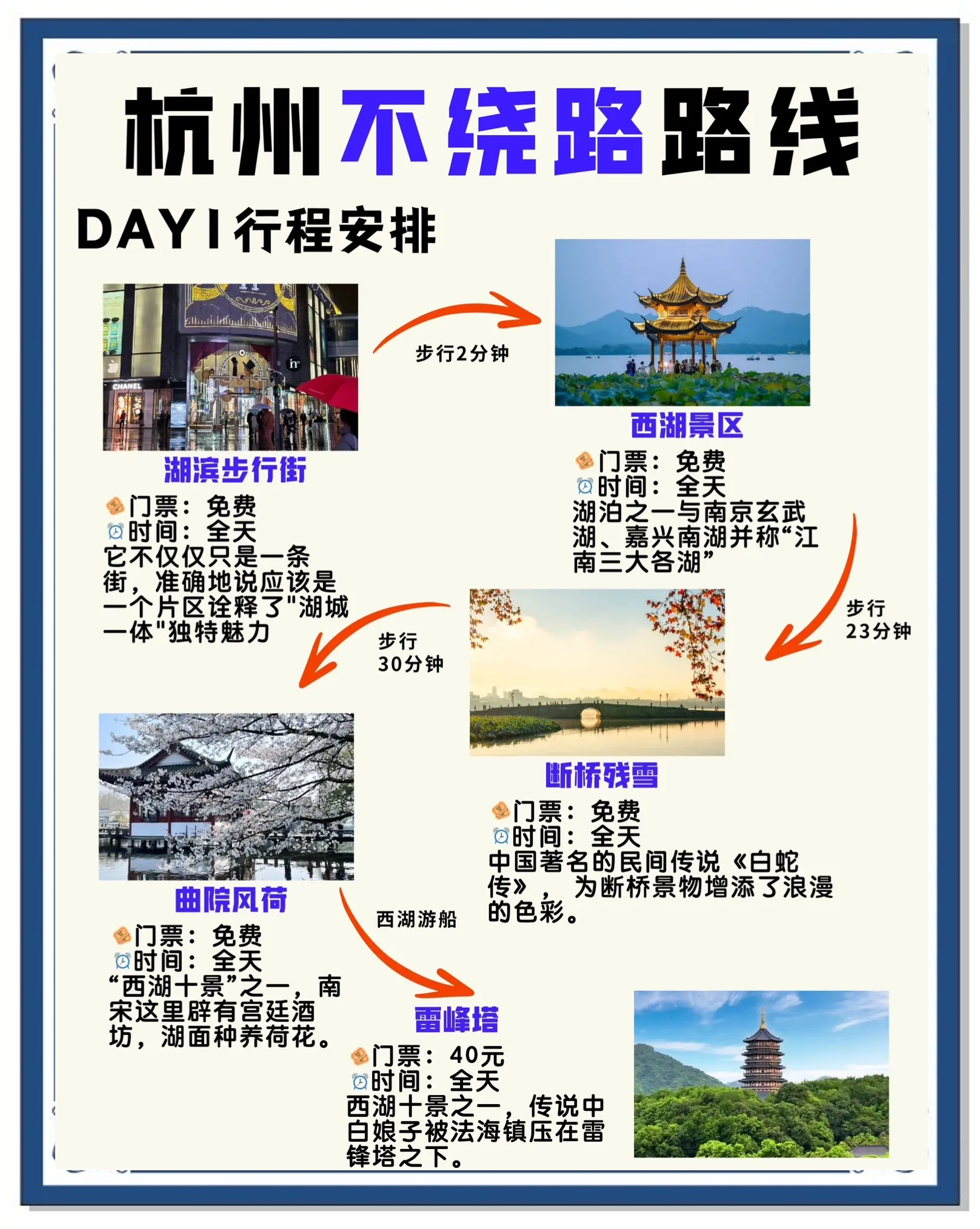 杭州西湖旅游指南图片(杭州西湖旅游指南图片高清)