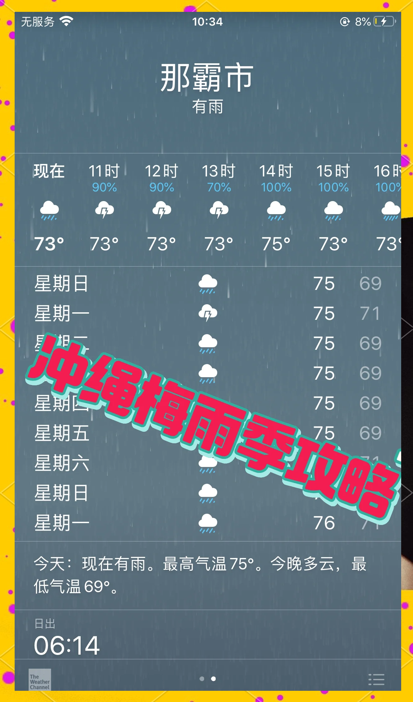 那霸天气在线 那霸天气在线