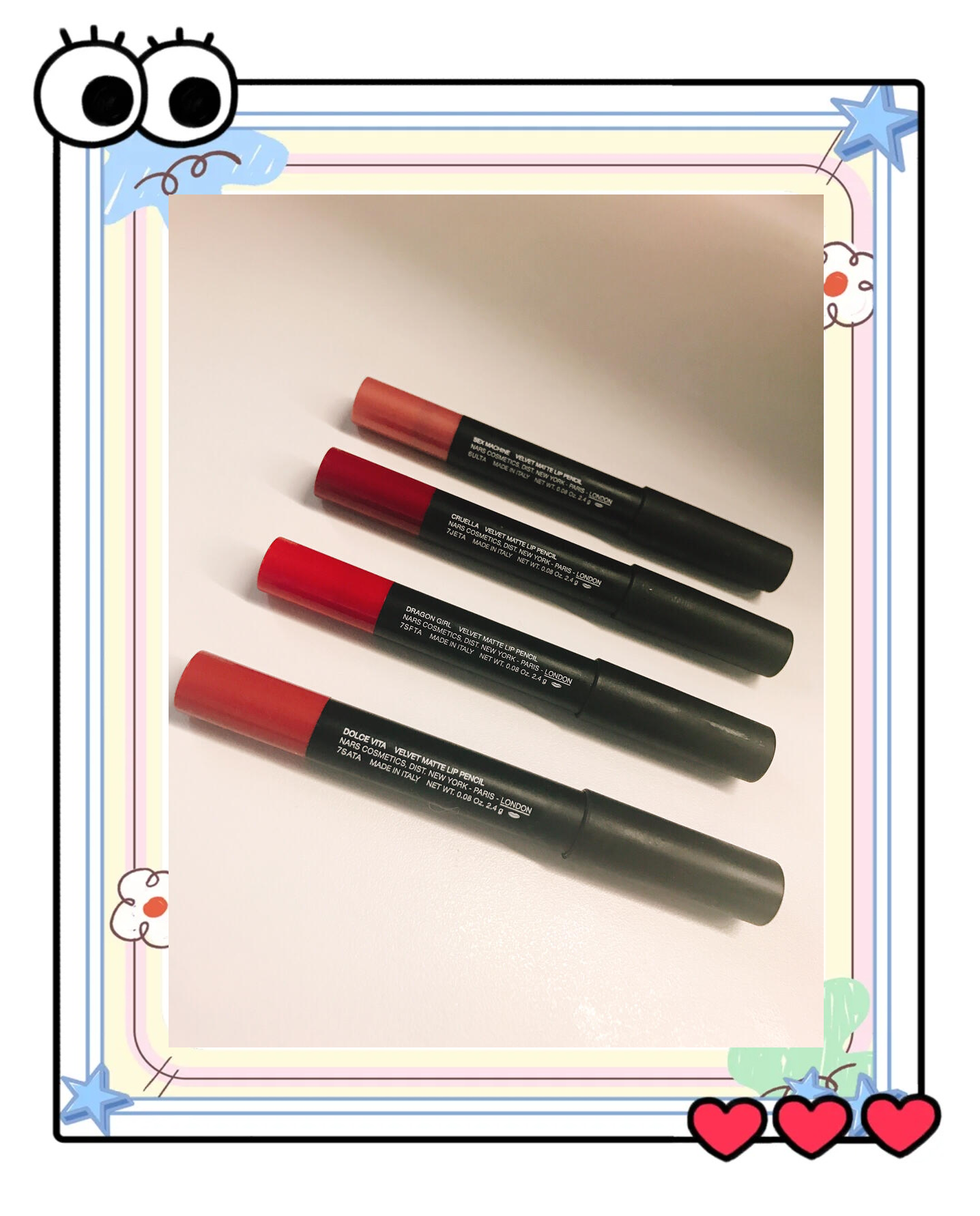 nars2017唇膏笔套装(nars唇膏笔cruella试色) nars2017唇膏笔套装(nars唇膏笔cruella试色)