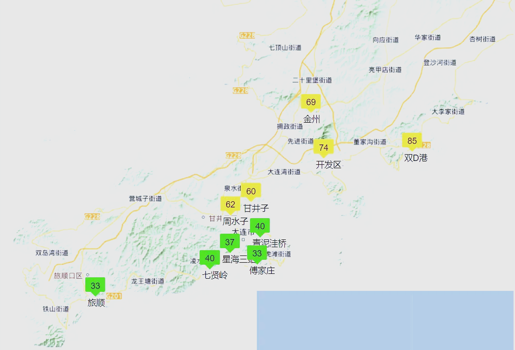 大连最近一周天气预报今日情况