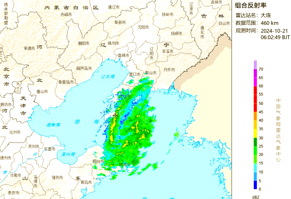 大连市今天天气预报预报