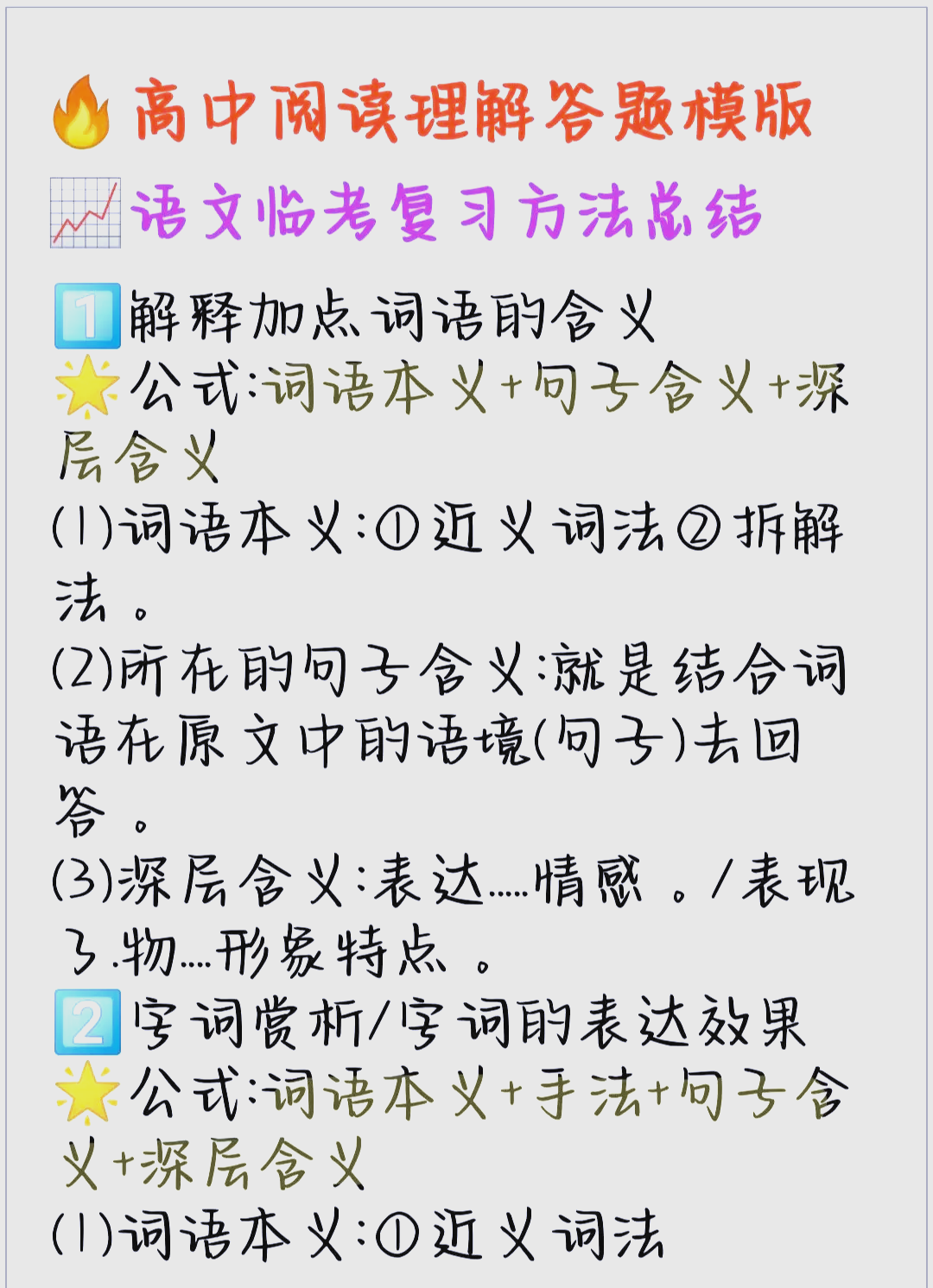 高中语文阅读行文思路(高中语文行文思路如何分析)  第2张