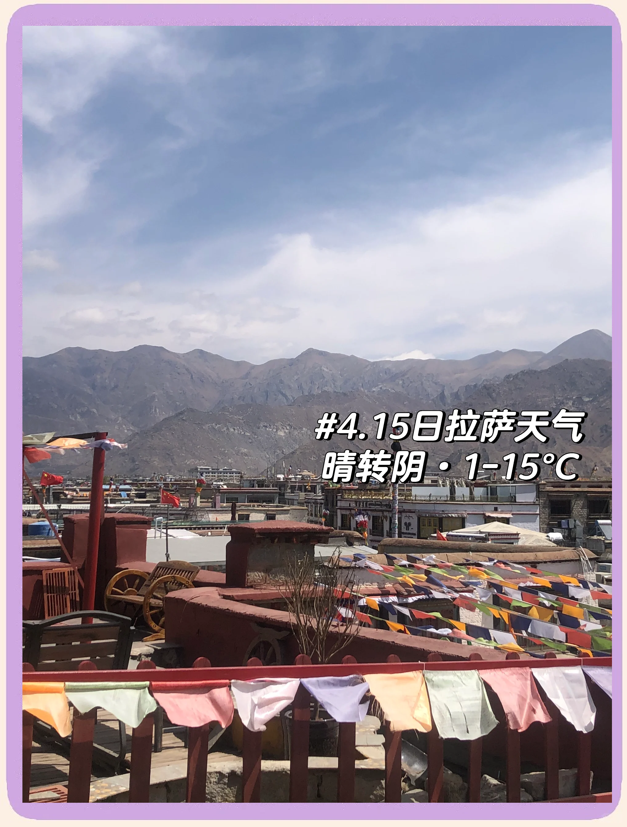 今天拉萨天气预报