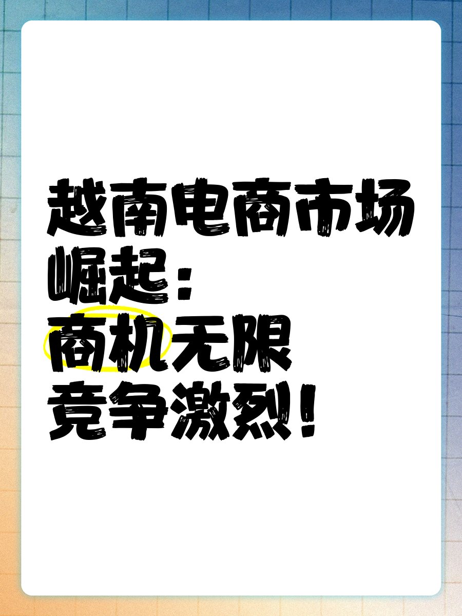 越南电商乱象揭秘-越南电商什么好卖