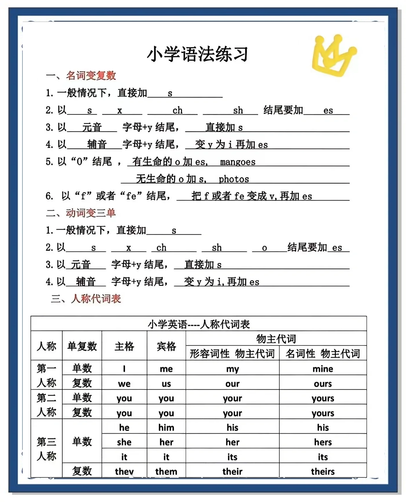 包含小升初语法特训｜分类强化方案的词条