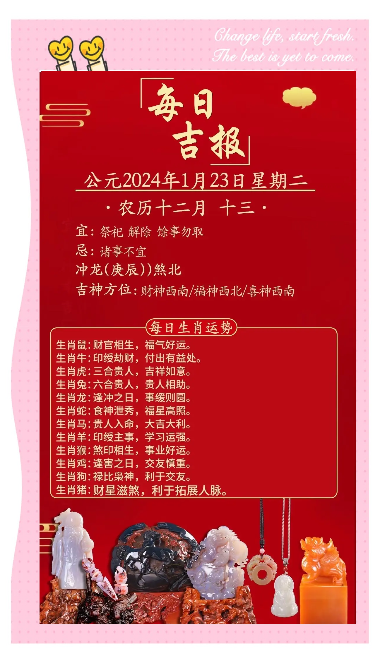 十二生肖之每月运势如何(十二生肖每月的运势)