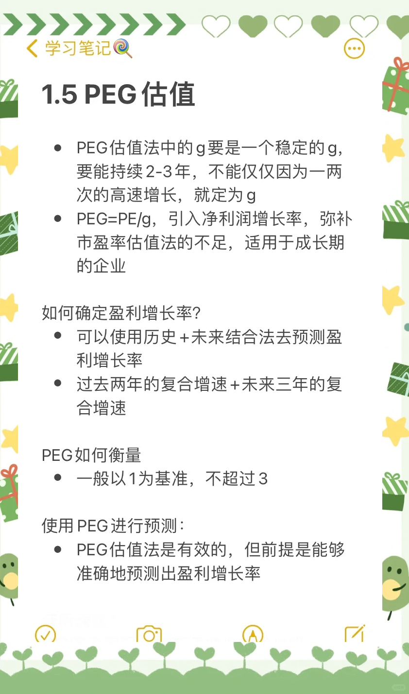 peg股票估值法实例