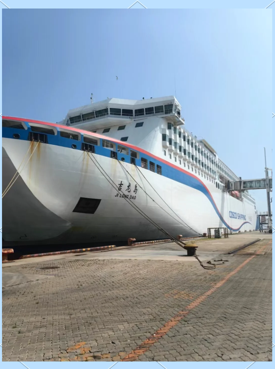 天津口岸迎马年首艘豪华访问港邮轮