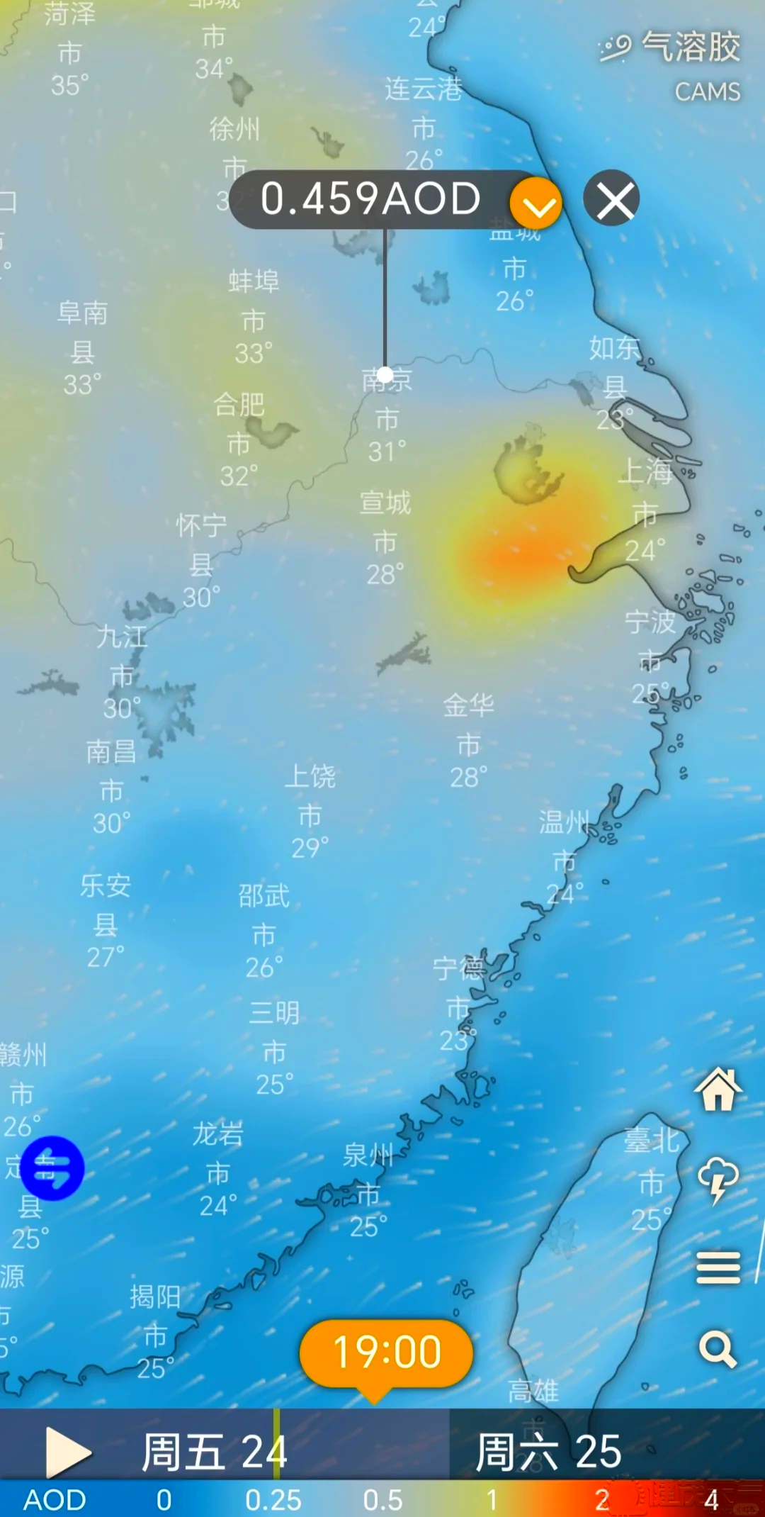 南京栖霞天气天气大全
