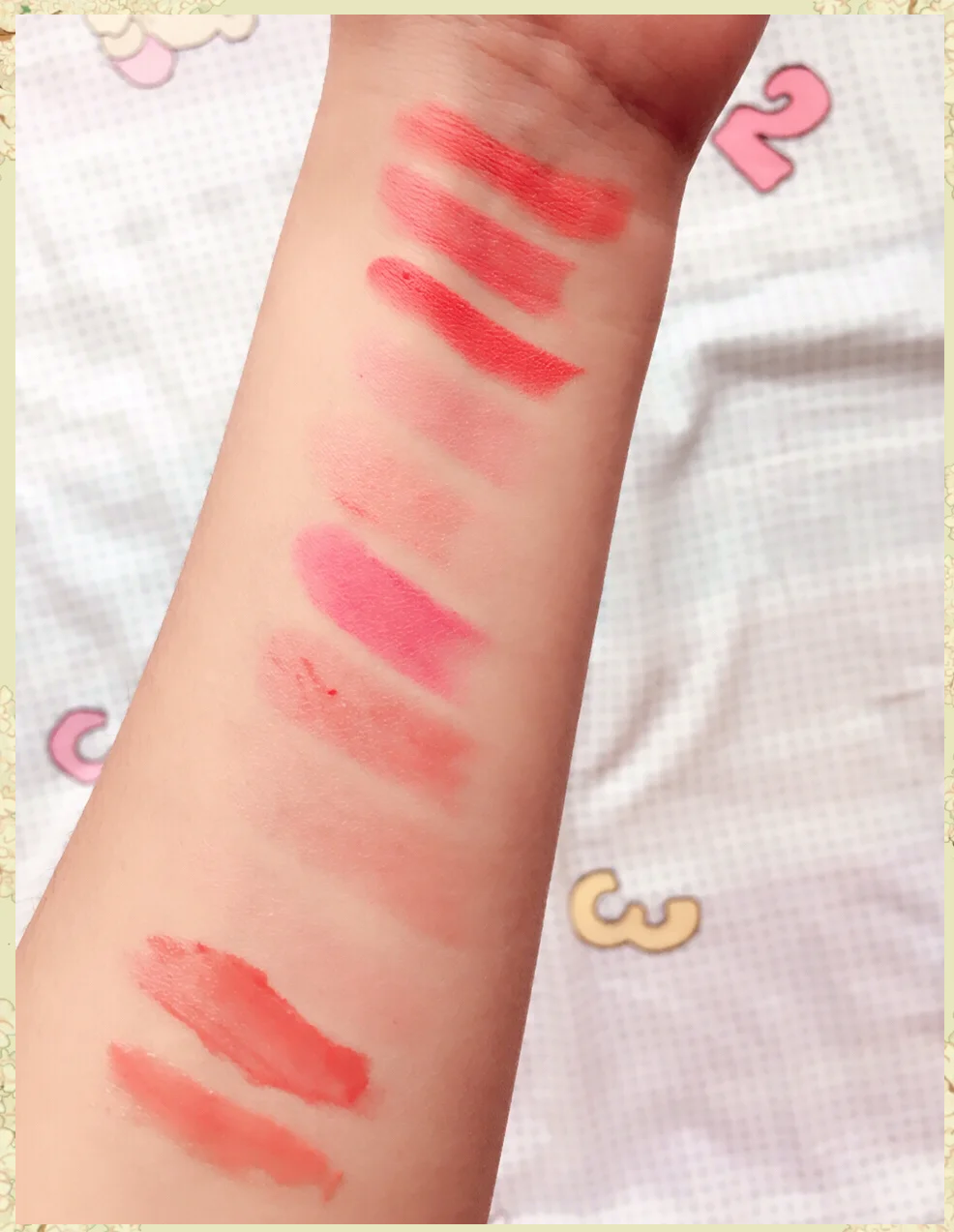 试唇膏颜色(唇膏颜色选择) 试唇膏颜色(唇膏颜色选择)