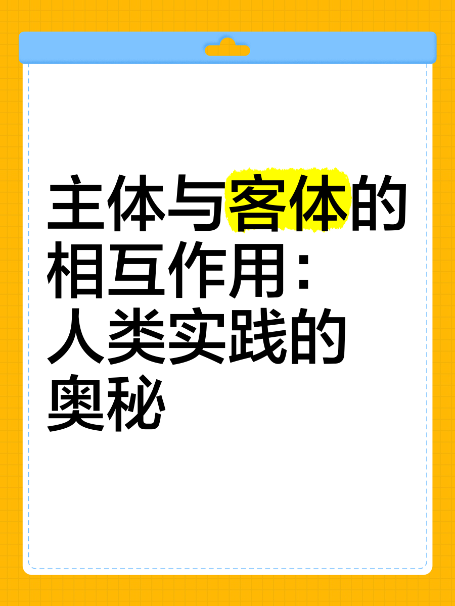 实践客体是指