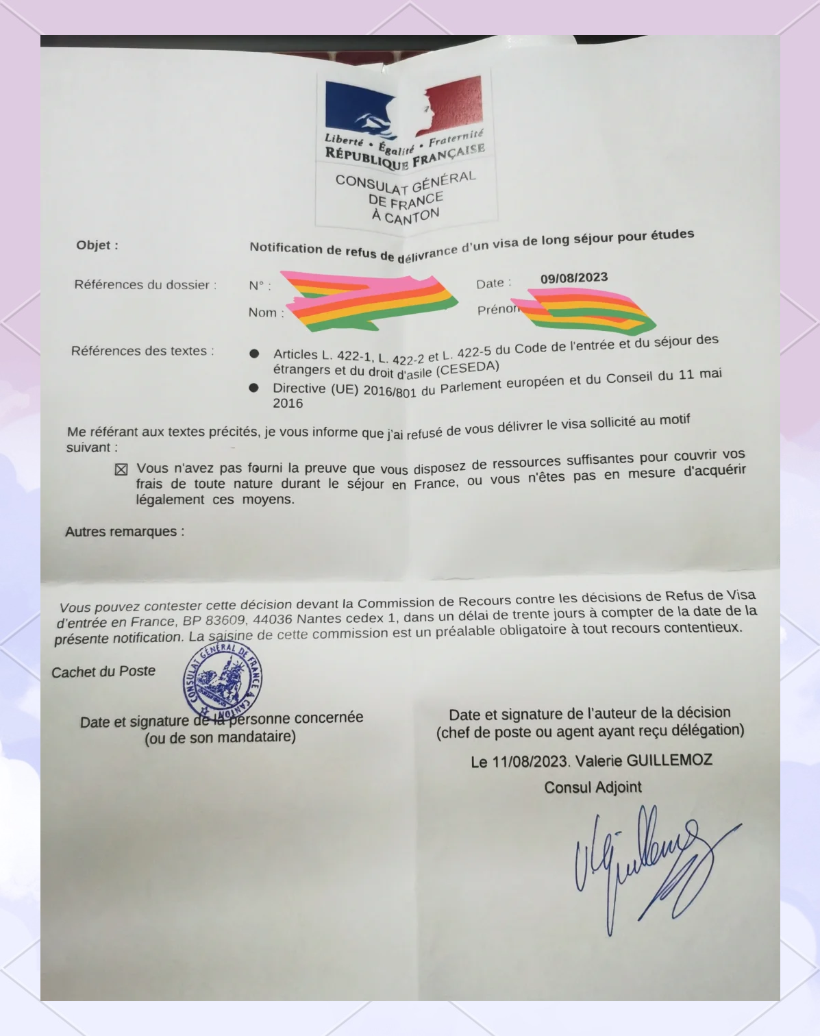 出国留学被拒签怎么办
