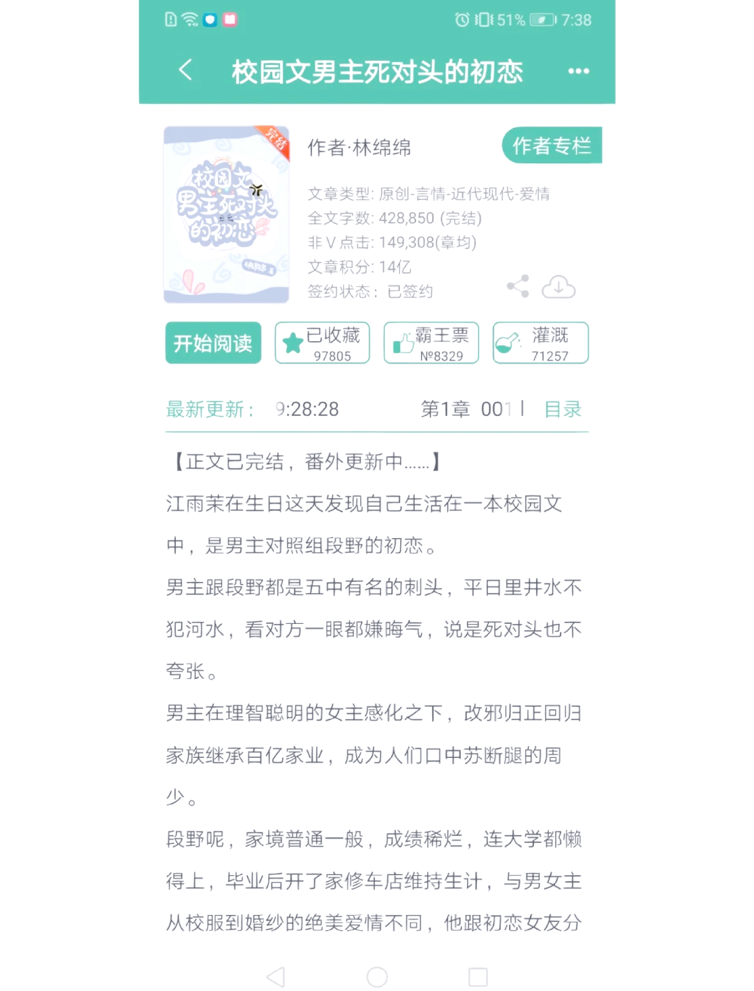 林绵绵的小说
