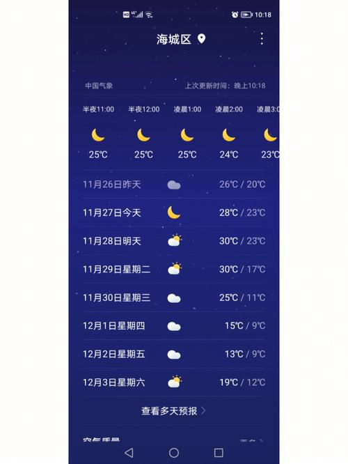 北海天气预报30天预报