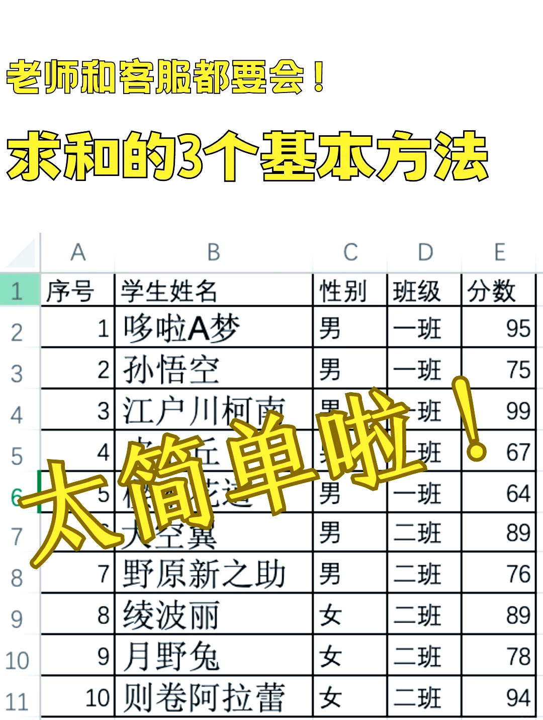 多数据求和函数怎么用