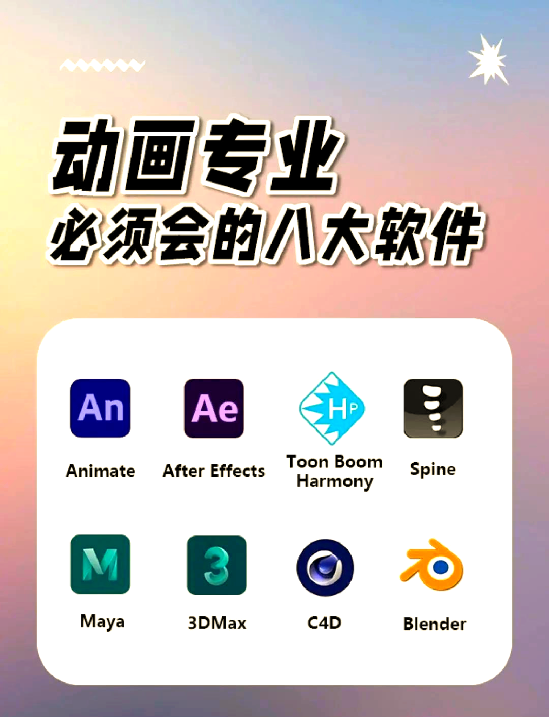 2d动画制作软件推荐