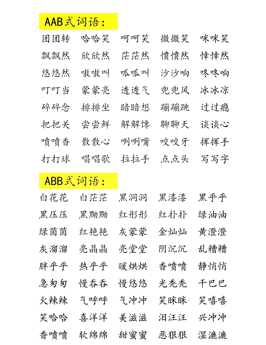 a一a一片一片式的形容词
