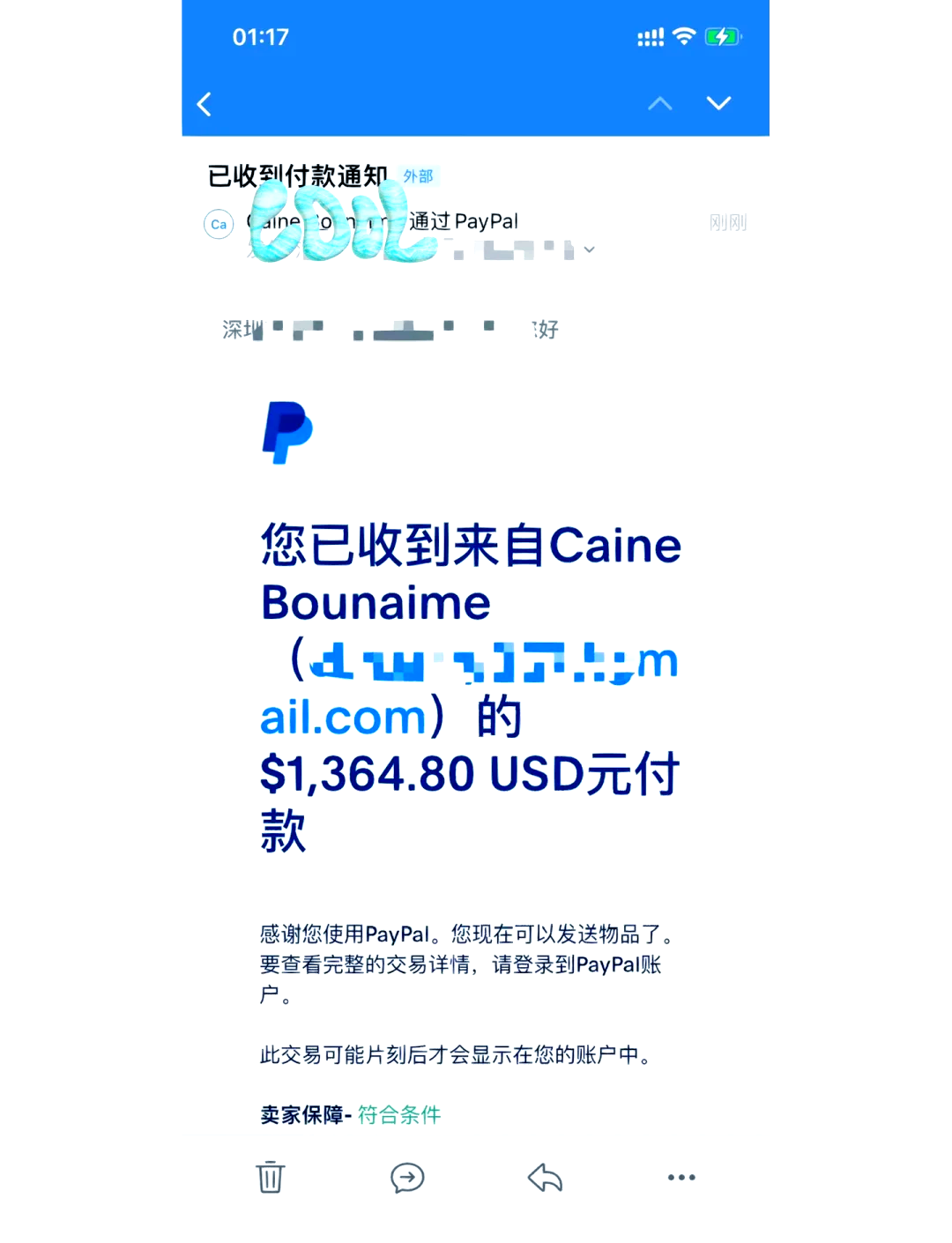 paypal用户信息